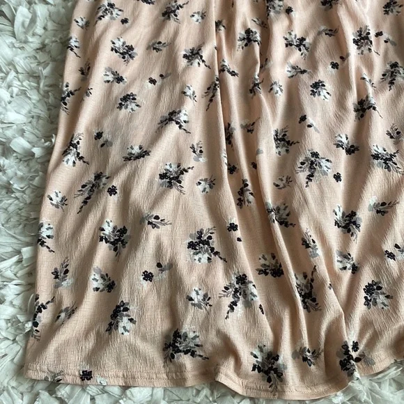 NWT Melloday Pink Floral Smocked Maxi Midi Dress - Picture 10 of 14